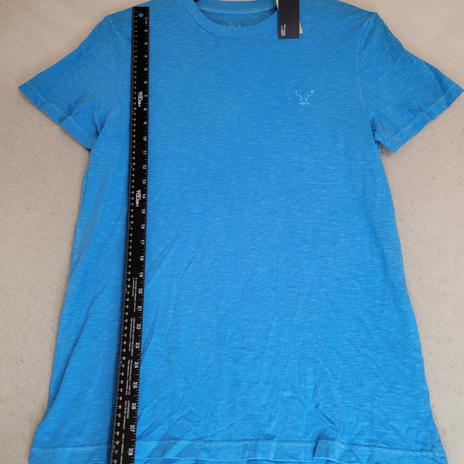 American Eagle Shirt Mens LARGE L BLUE OUTDOORS Lightweight CASUAL Preppy NWT