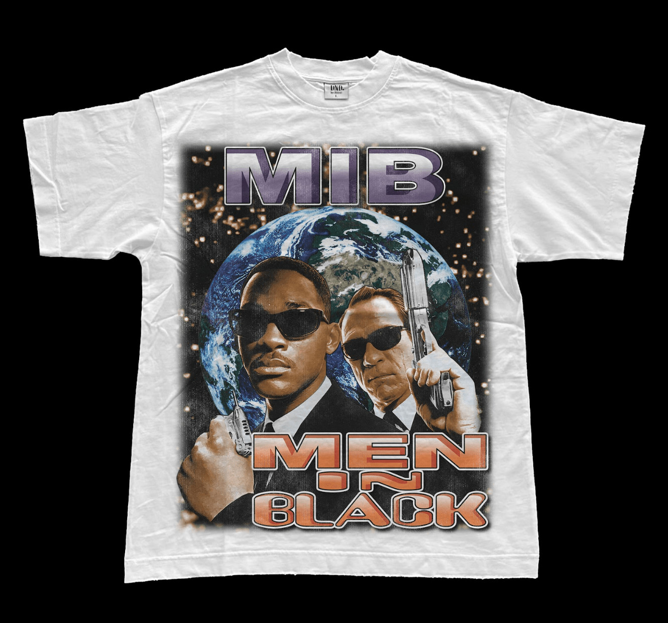 Men in black vintage tshirt reprint_ vintage movie tshirt