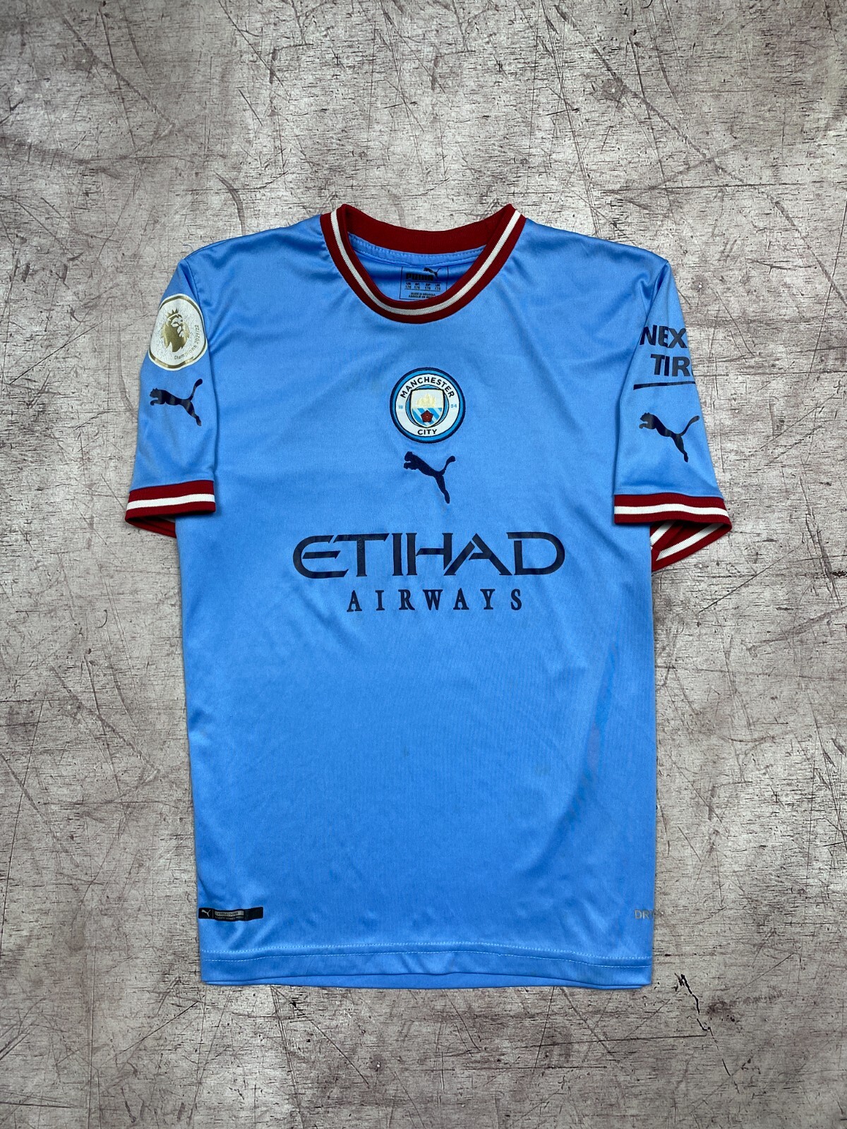 Puma Manchester City Haaland 9 Mens Jersey T-Shirt Size M