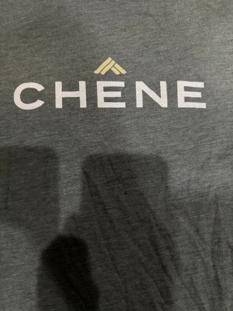 Chene Gear T-Shirt L Logo Tee Grey Duck Hunting Arkansas NICE