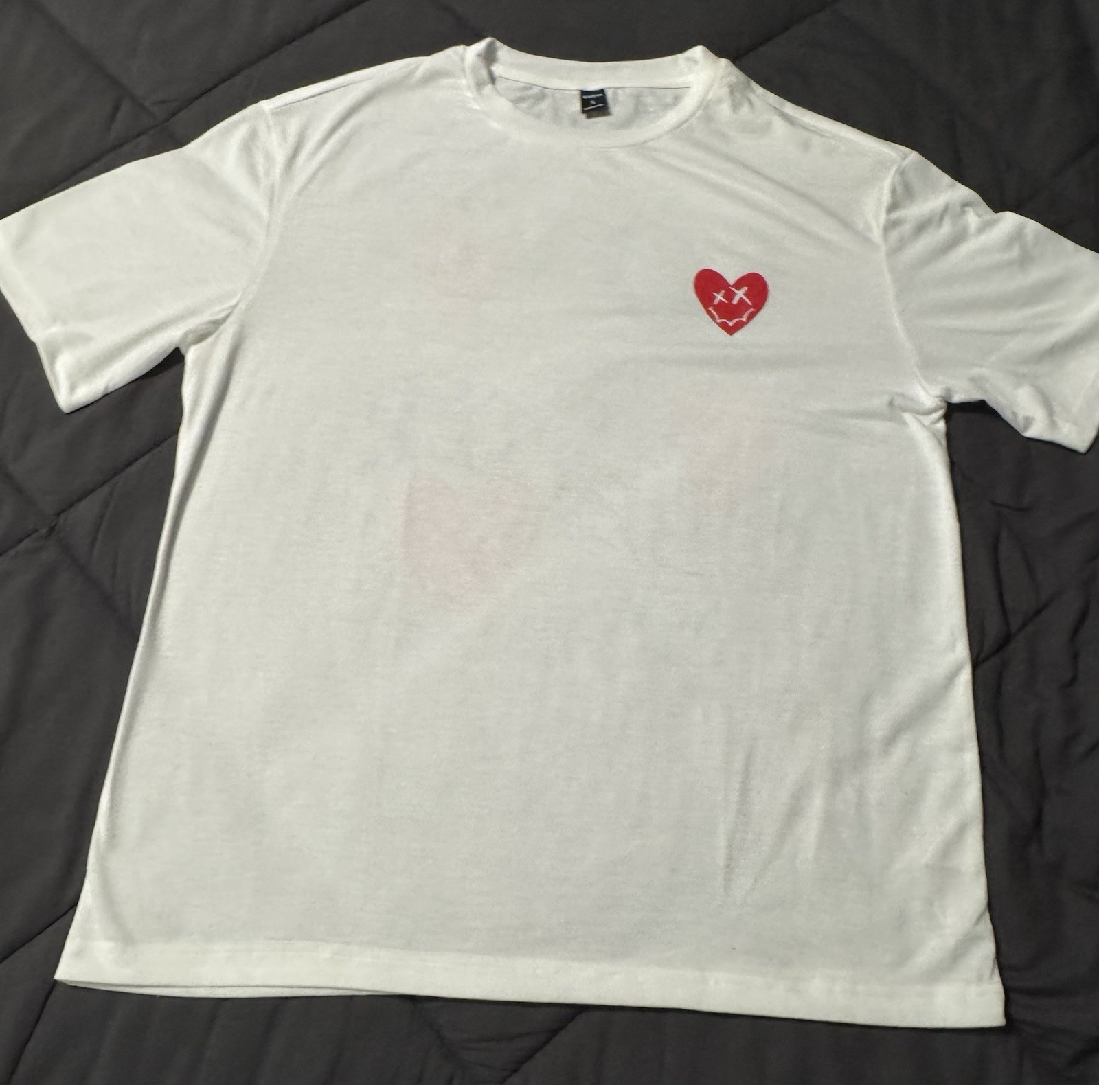 White Multicolor Graphic T Shirt