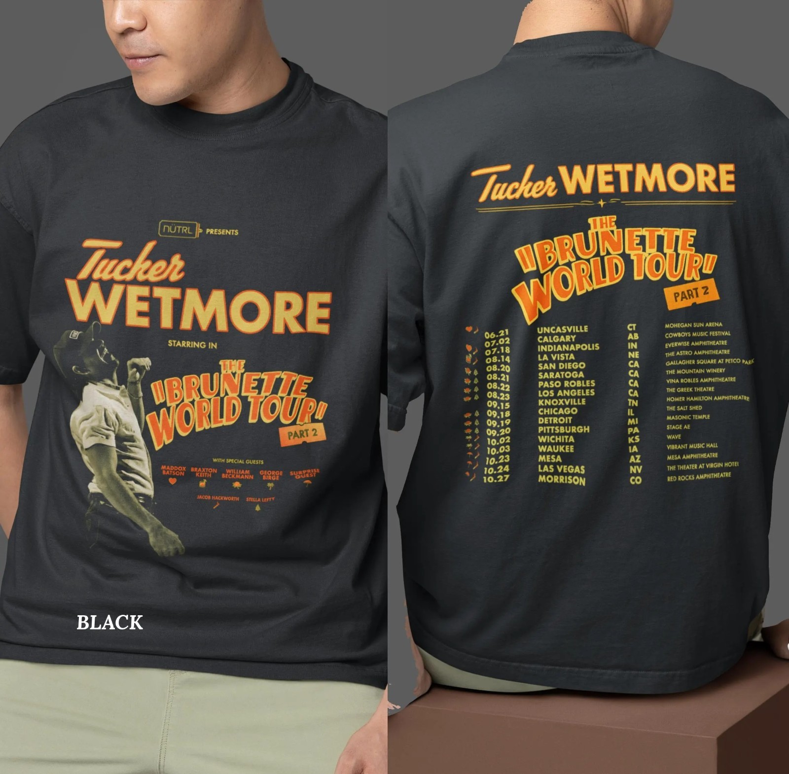 Tucker Wetmore Tour 2026 T-shirt