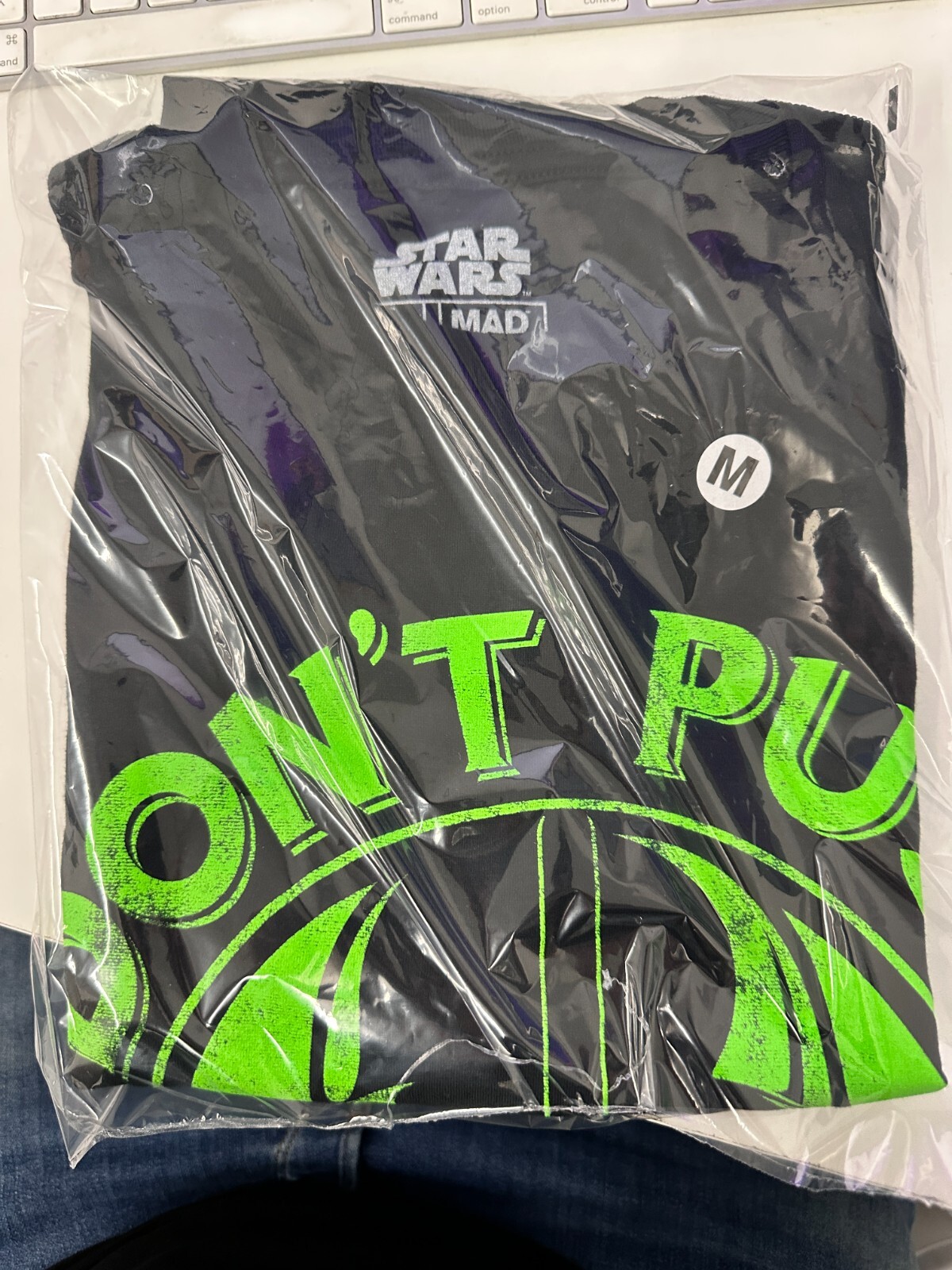 STARWARS DONT PUSH YOUR LUCK T SHIRT OFFICIAL LICENSE T SHIRT