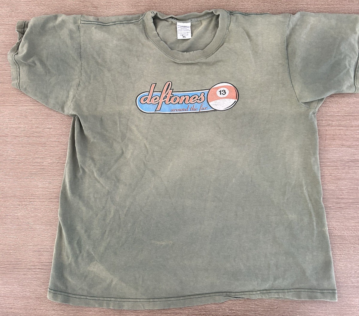 Vintage 1990’s GIANT Deftones Around the Fur Concert T-Shirt Size XL Rare