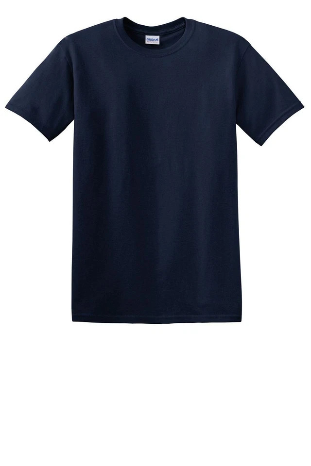 6 Pack Gildan 5000 Men’s T-Shirt Heavy Cotton Short Sleeve Plain Blank Tee S-3XL