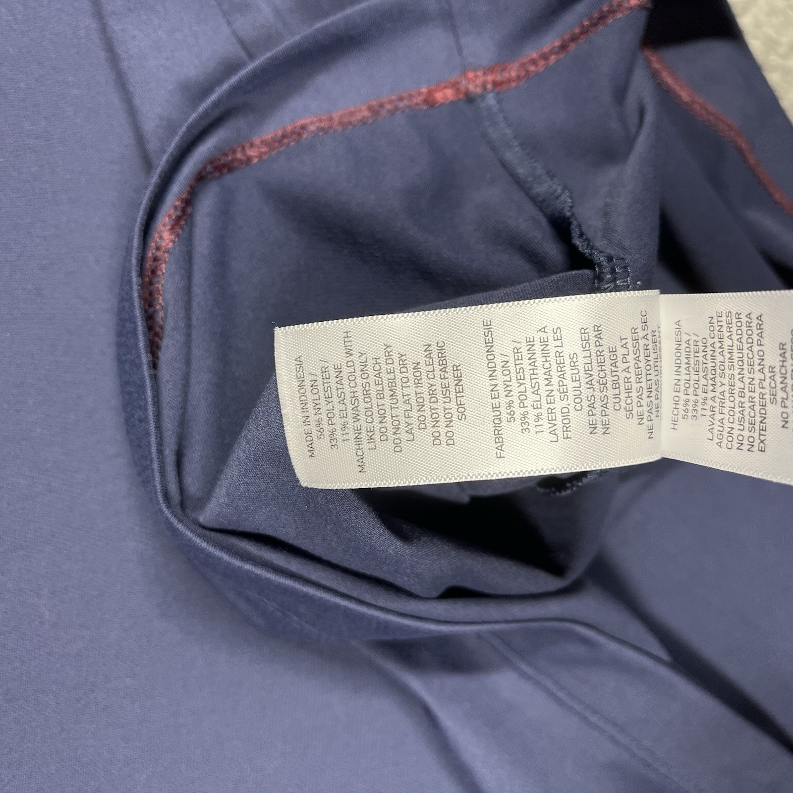 Rhone Reign Shirt Mens Medium Blue Long Sleeve Performance Training