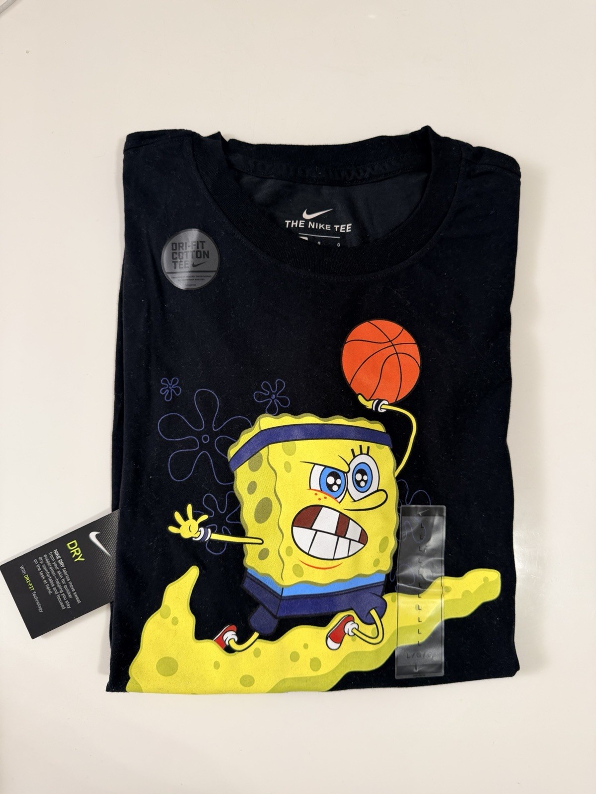 Nike SpongeBob SquarePants Kyrie Irving T-Shirt Men Basketball Essentials