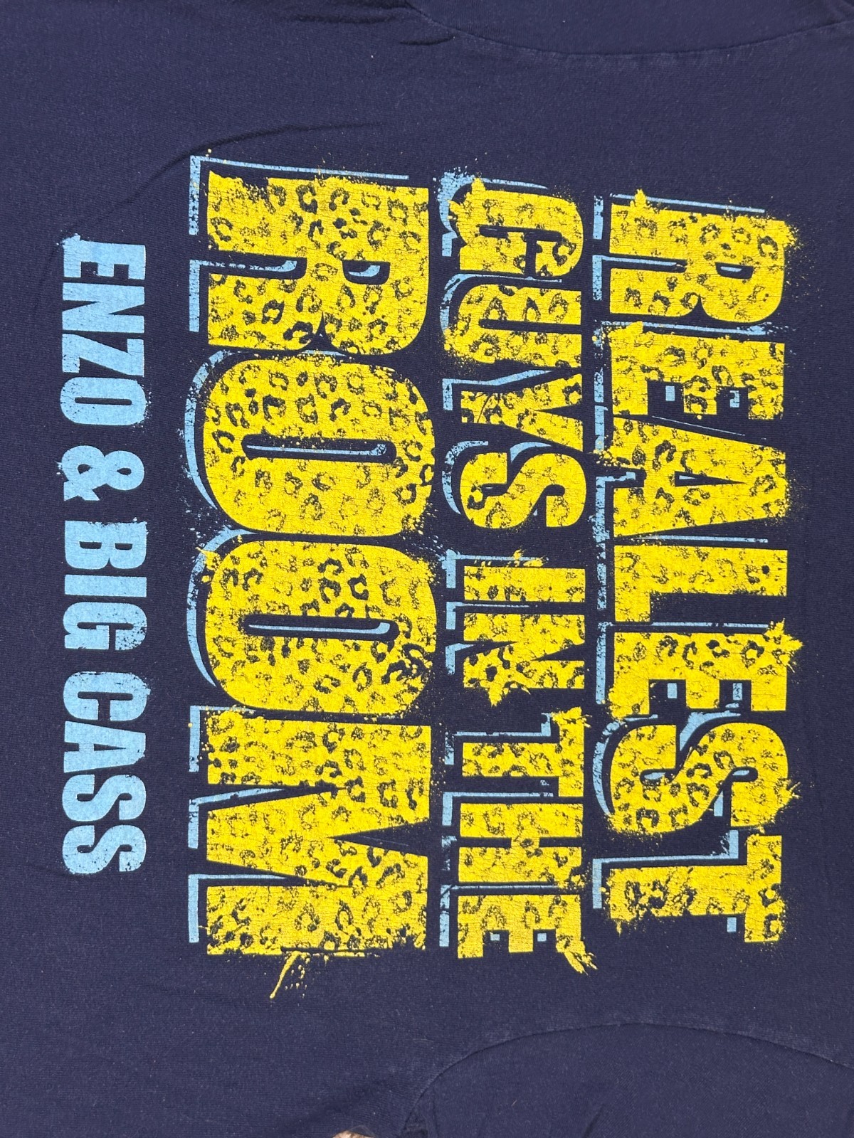 WWE Enzo & Big Cass BADA BOOM Realest Guys In The Room VTG 2017 T-Shirt Size L