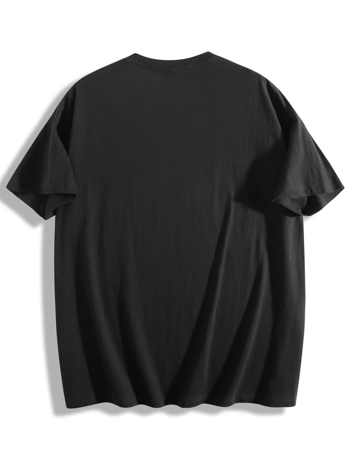 Men’S Black Graphic T-Shirt – Fast Food Deer Design – Hip-Hop Streetwear Tee – S