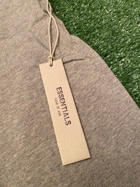 Fear of God Essentials Light Oatmeal T-Shirt Size Large