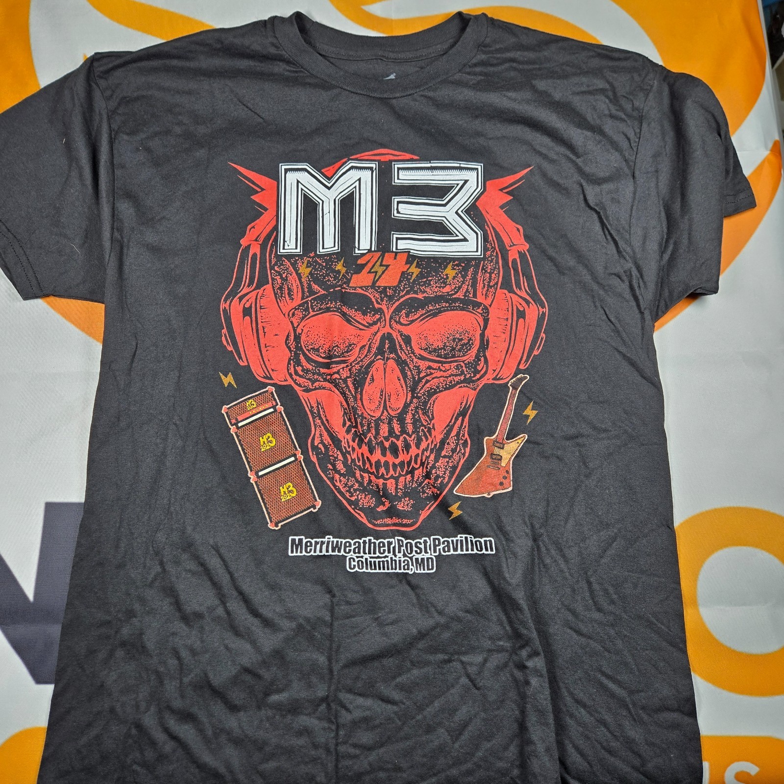 M3 Rock Festival 2023 T-Shirt Styx Kix Warrant Slaughter NWOT Multi-Size