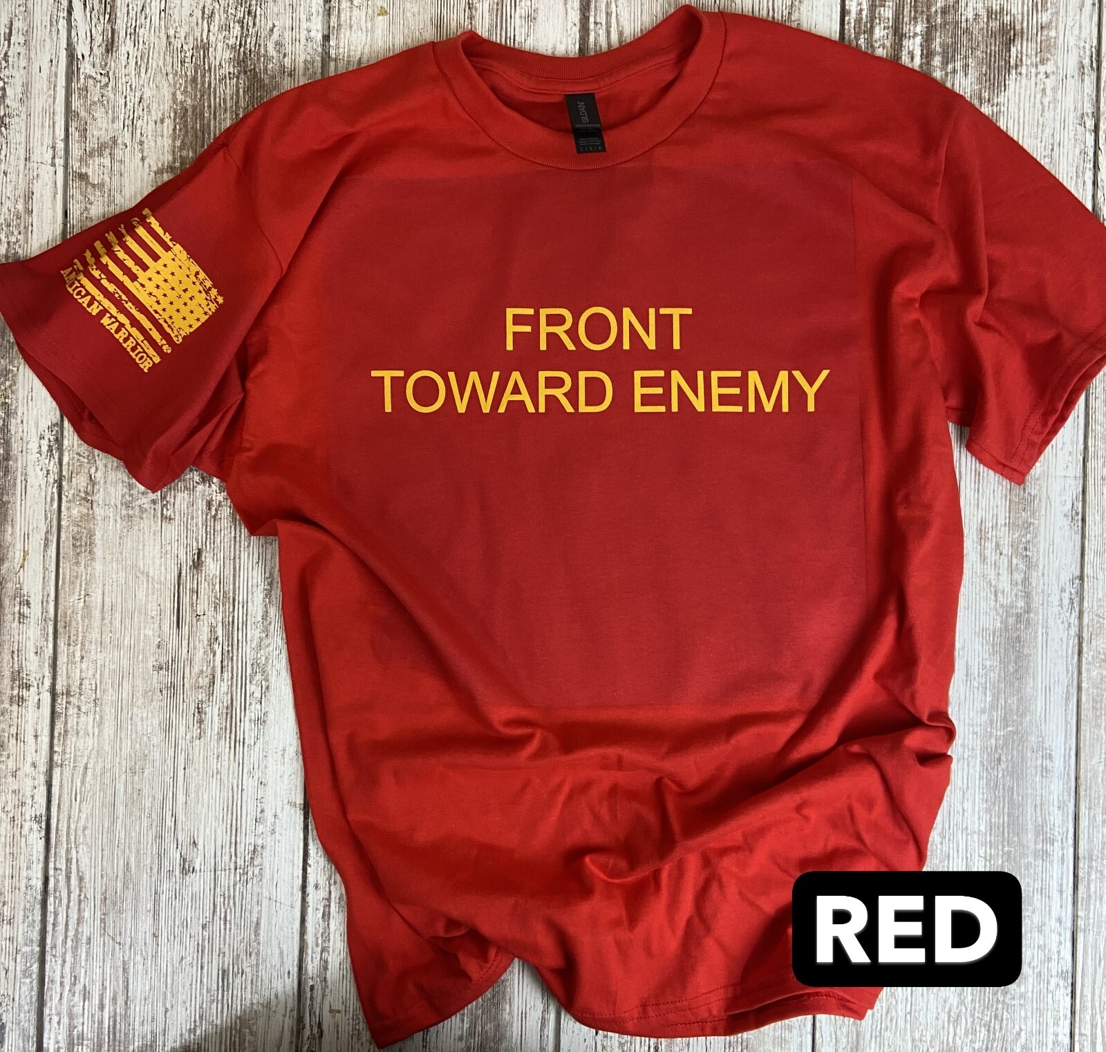 US MARINE CORPS FRONT TOWARD ENEMY Military Tshirt,
