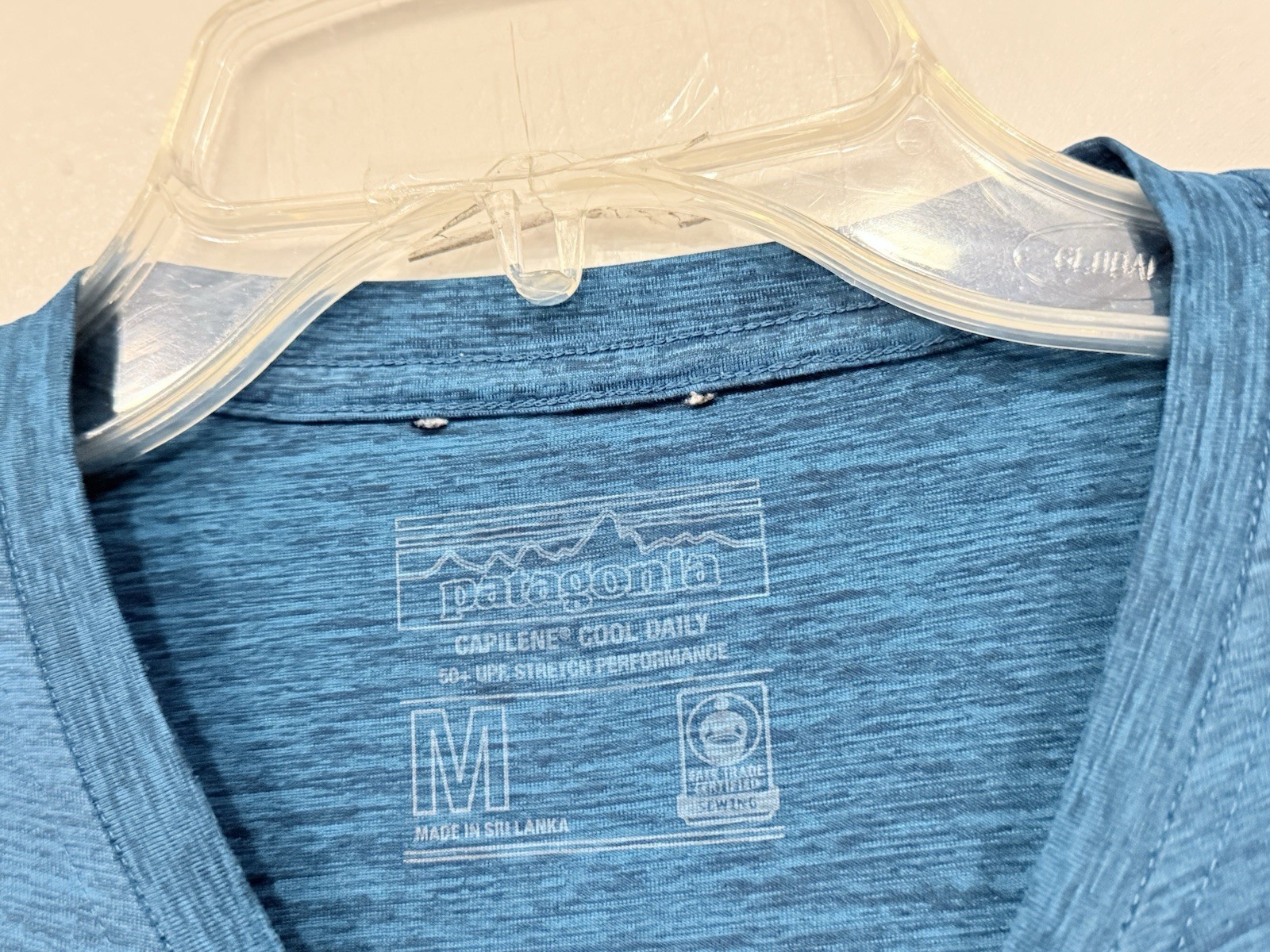 Lot 2 Patagonia Men’s Shirt Size Medium Capilene Cool P-6 Logo Organic T-Shirt