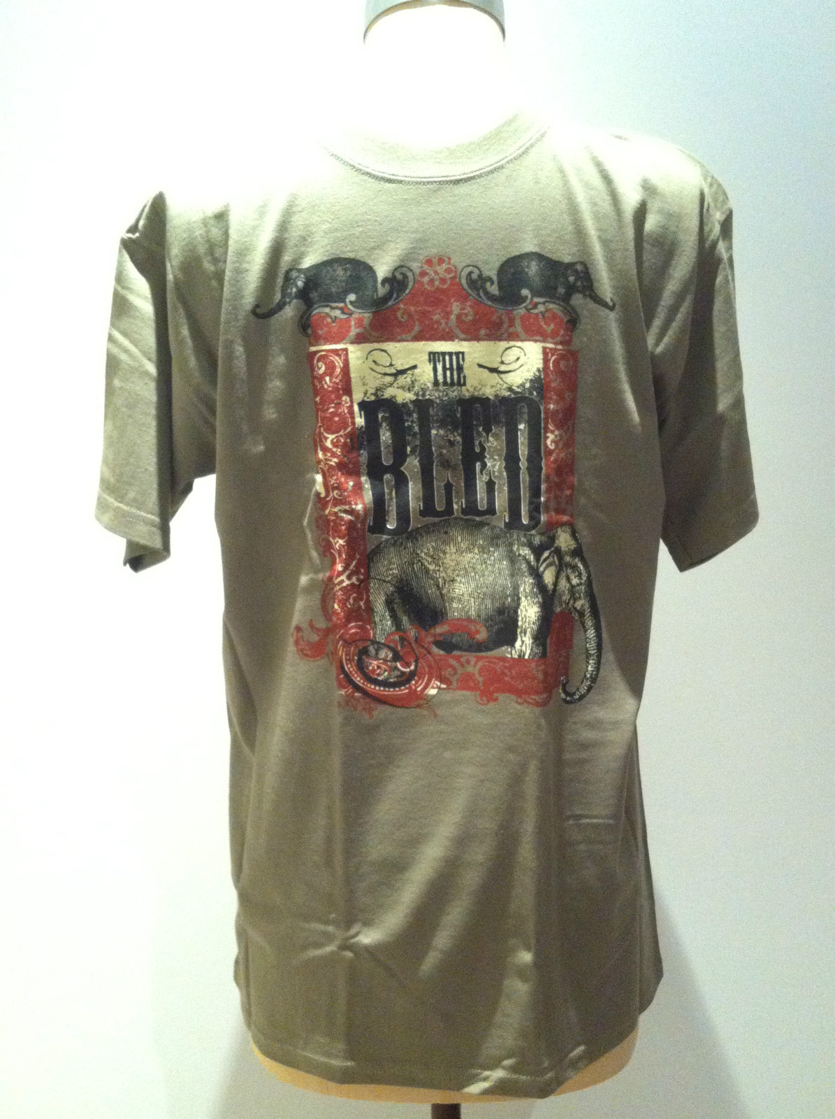 THE BLED T-SHIRT Elephant Olive OFFICIAL MERCHANDISE SIZES XSMALL, MED & XLARGE