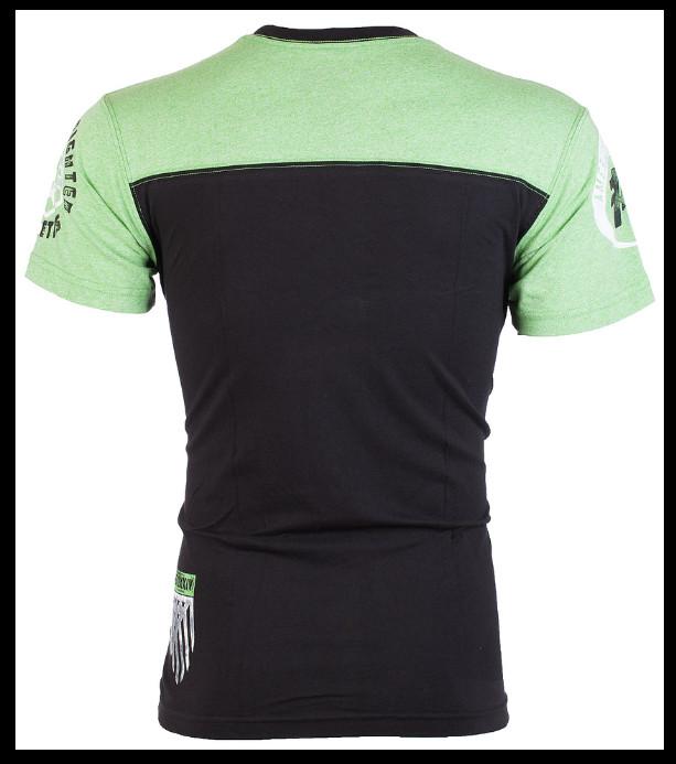 AMERICAN FIGHTER Black Green FLASHPOINT Athletic Graphic T-shirt NWT
