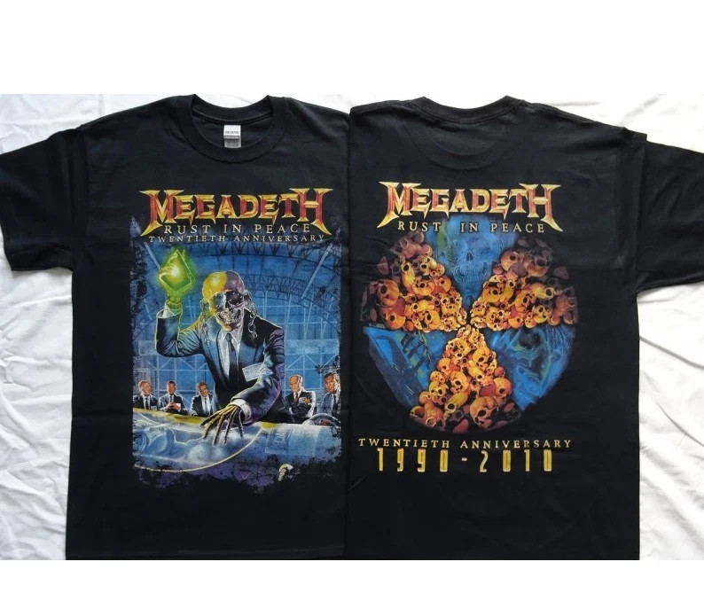 Megadeth Rust in Peace 20th Anniversary Official Band T-Shirt – Classic Thrash