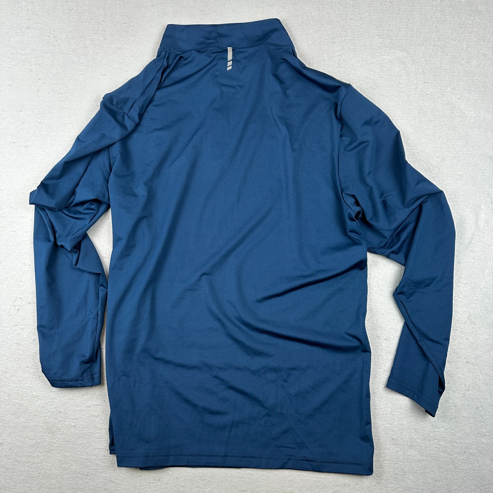 Oakley Shirt Mens Large Blue Hydrolux Podium 1/4 Zip Pullover Golf Training