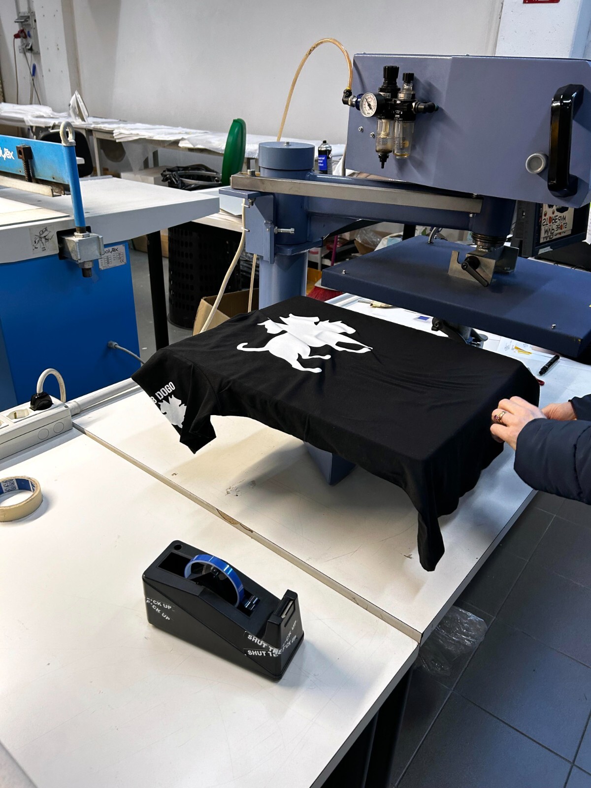Unisex Short Sleeve T-Shirt, White or Black, Brand “Suka” with Small Logos