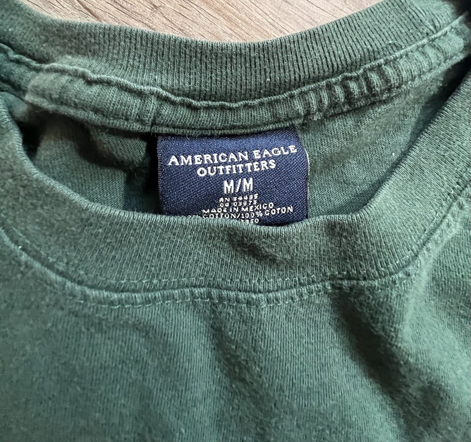 Vintage American Eagle Shirt Adult M Faded Green Moose Lodge Colorado Tee Y2K