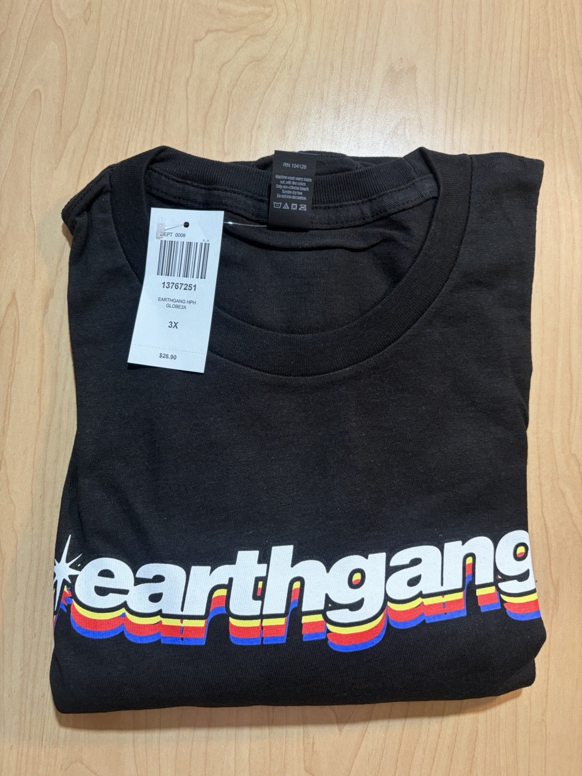 DREAMVILLE EARTHGANG Concert T-Shirt 3XL NEW Globe Tour Music Hip-Hop