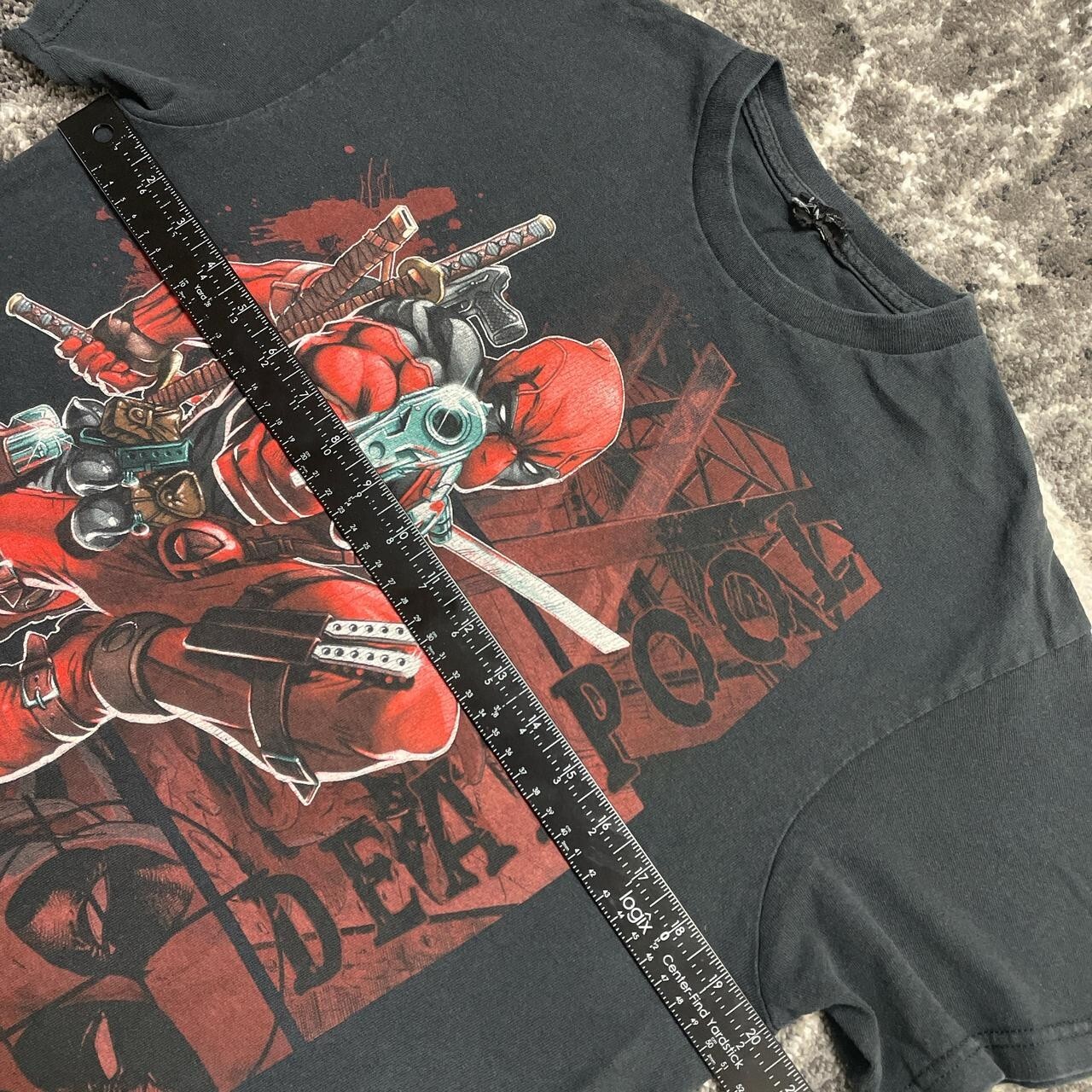 Vintage Deadpool Shirt Mens Medium Marvel Mad Engine Y2K Movie Promo Superhero