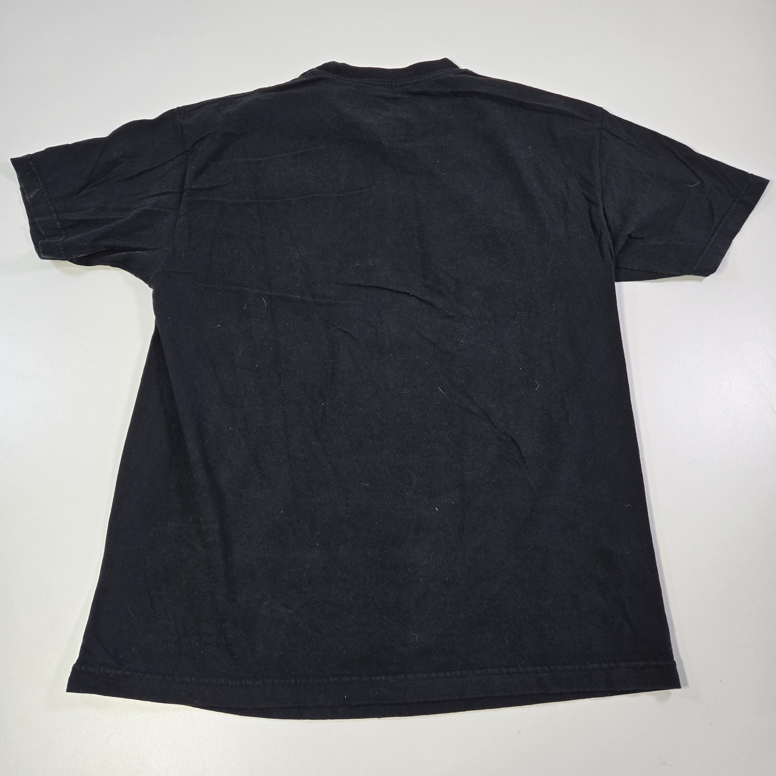 Corrupt Shirt Mens Large Black Y2K Grunge Skeleton Hand Grenade Spider Web