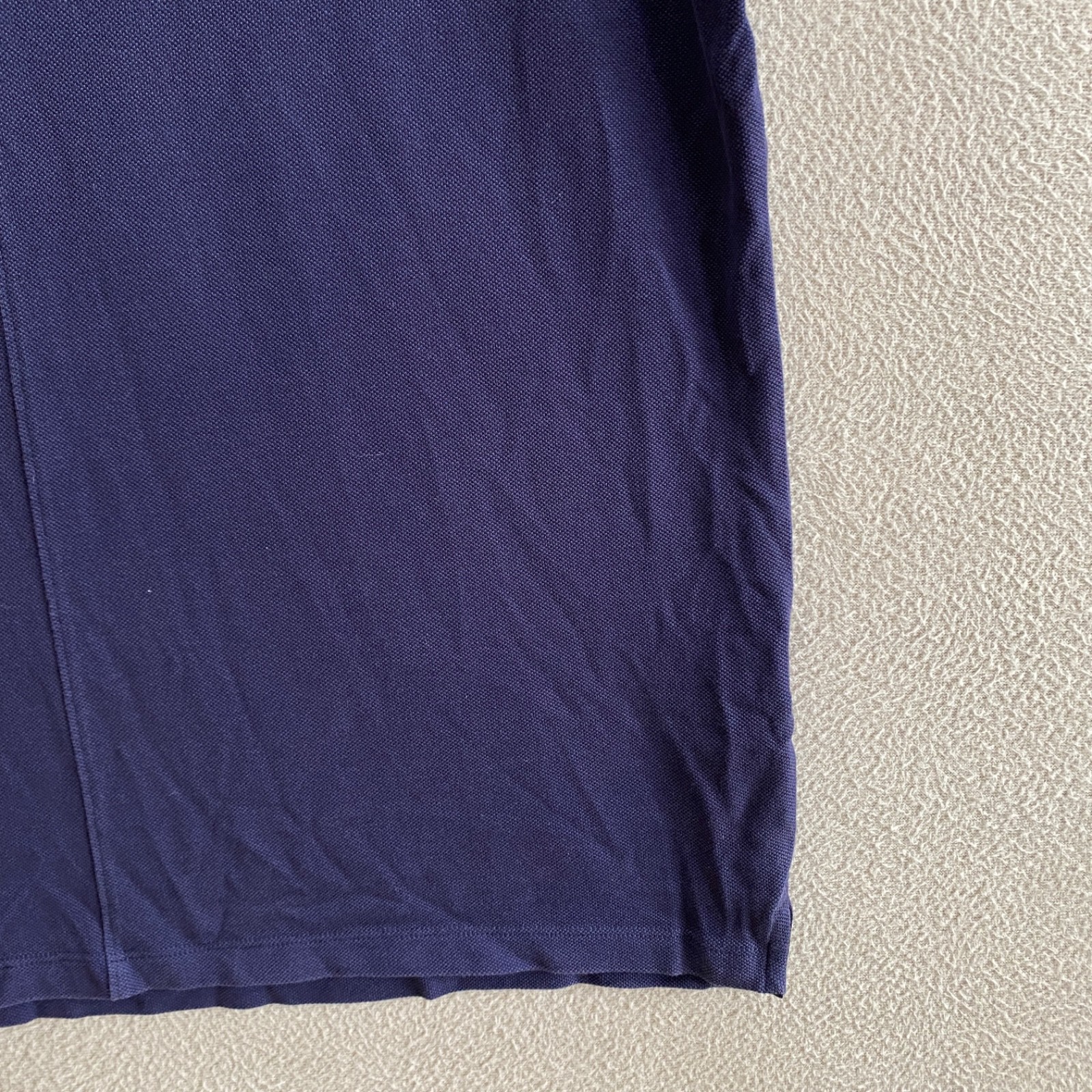 J Lindeberg Regular Fit Classic Designer Polo Pique Cotton Size Large Golf Navy