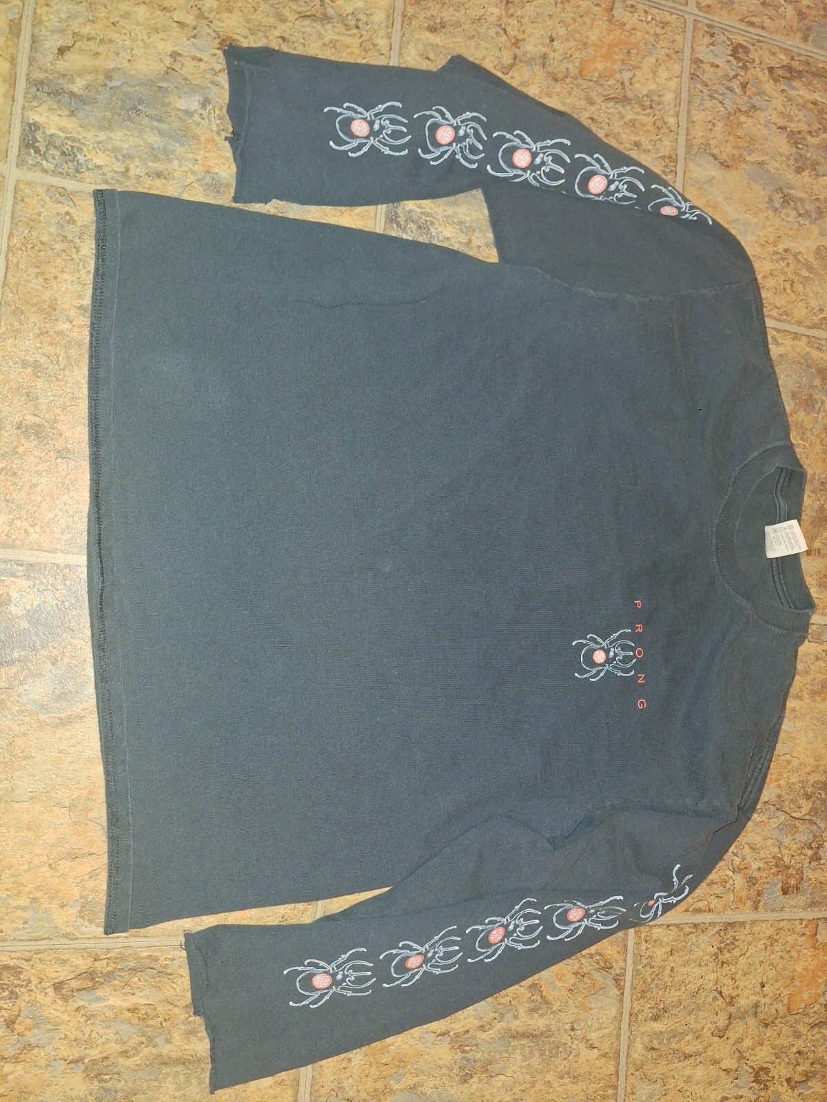 ORIGINAL Vintage Shirt **PRONG** Long Sleeve Metal Rock Band SEE DESCRIPTION