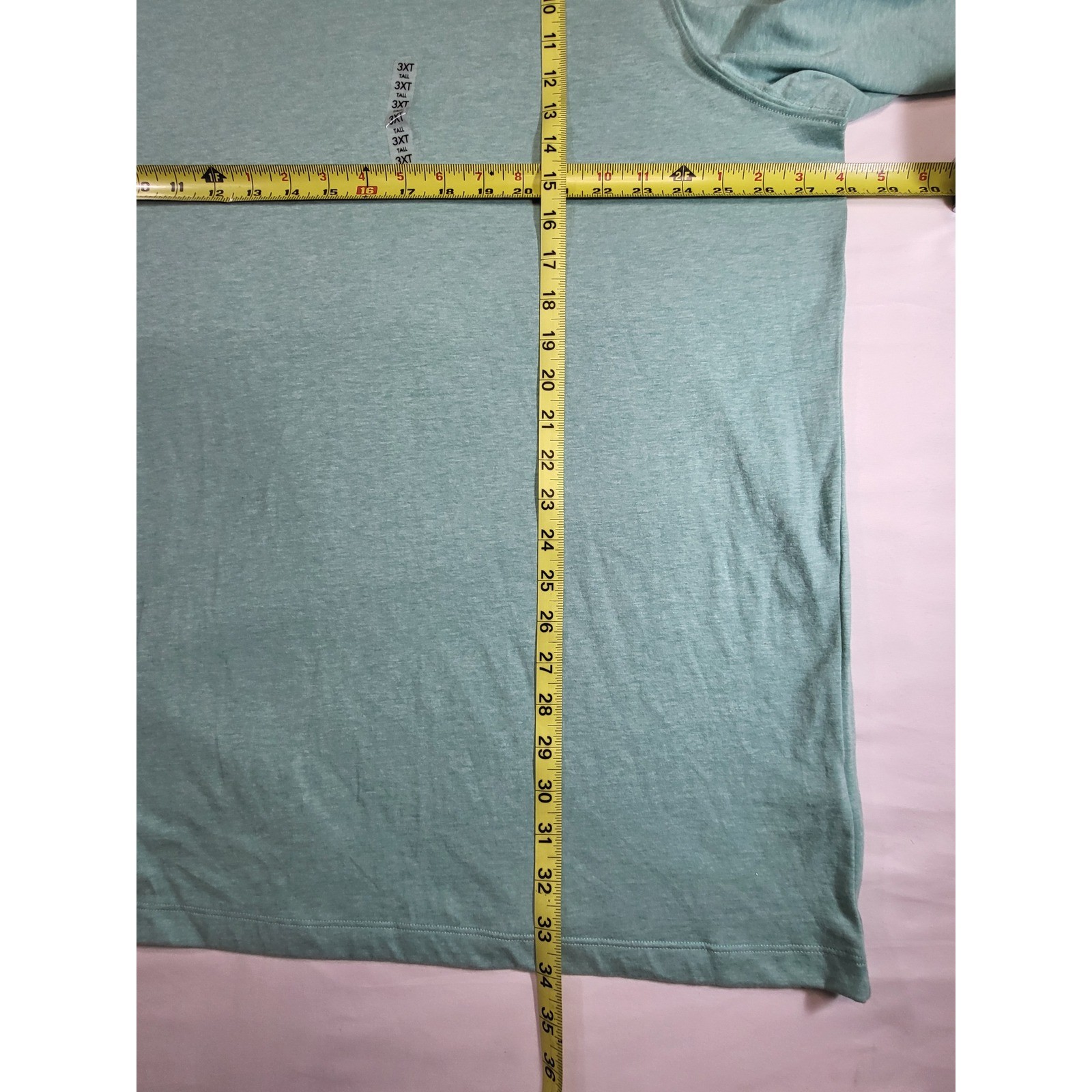 Roundtree & Yorke Mens 3XT Mint Green Soft Washed V-Neck T-Shirt NWT Big & Tall