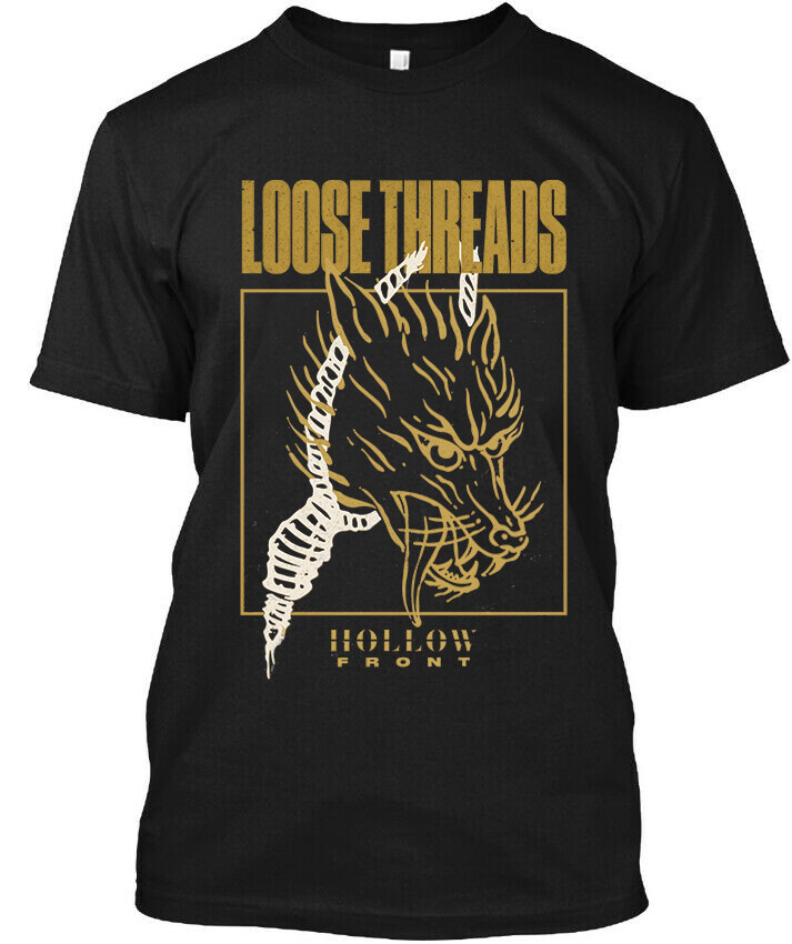 NEW! Popular Hollow Front Loose Threads American Music Logo T-Shirt