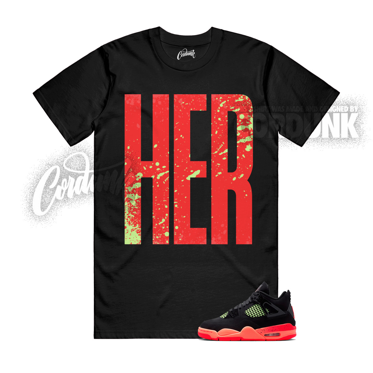4 Black Infrared Barely Volt Infrared Bright Mango 23 T Shirt Match HERTALL