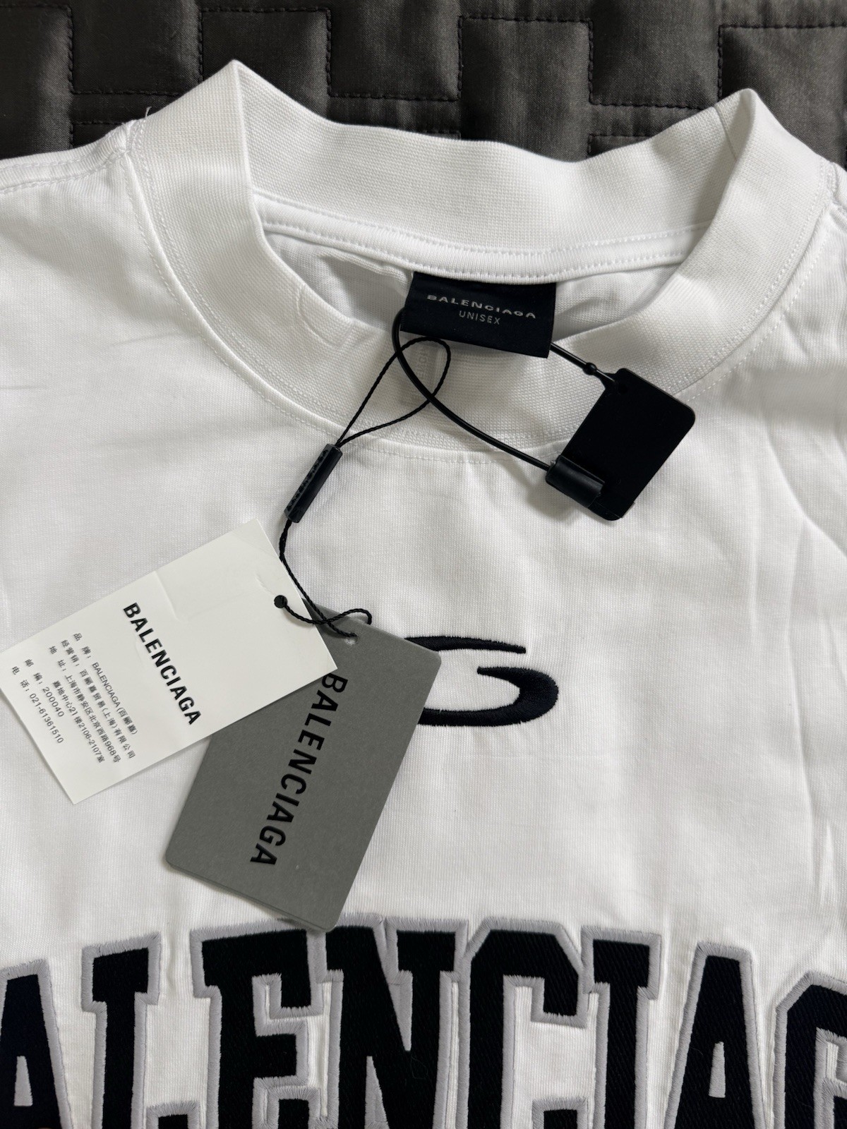 AUTH NWT Balenciaga Mens Oversized Basketball T Shirt White