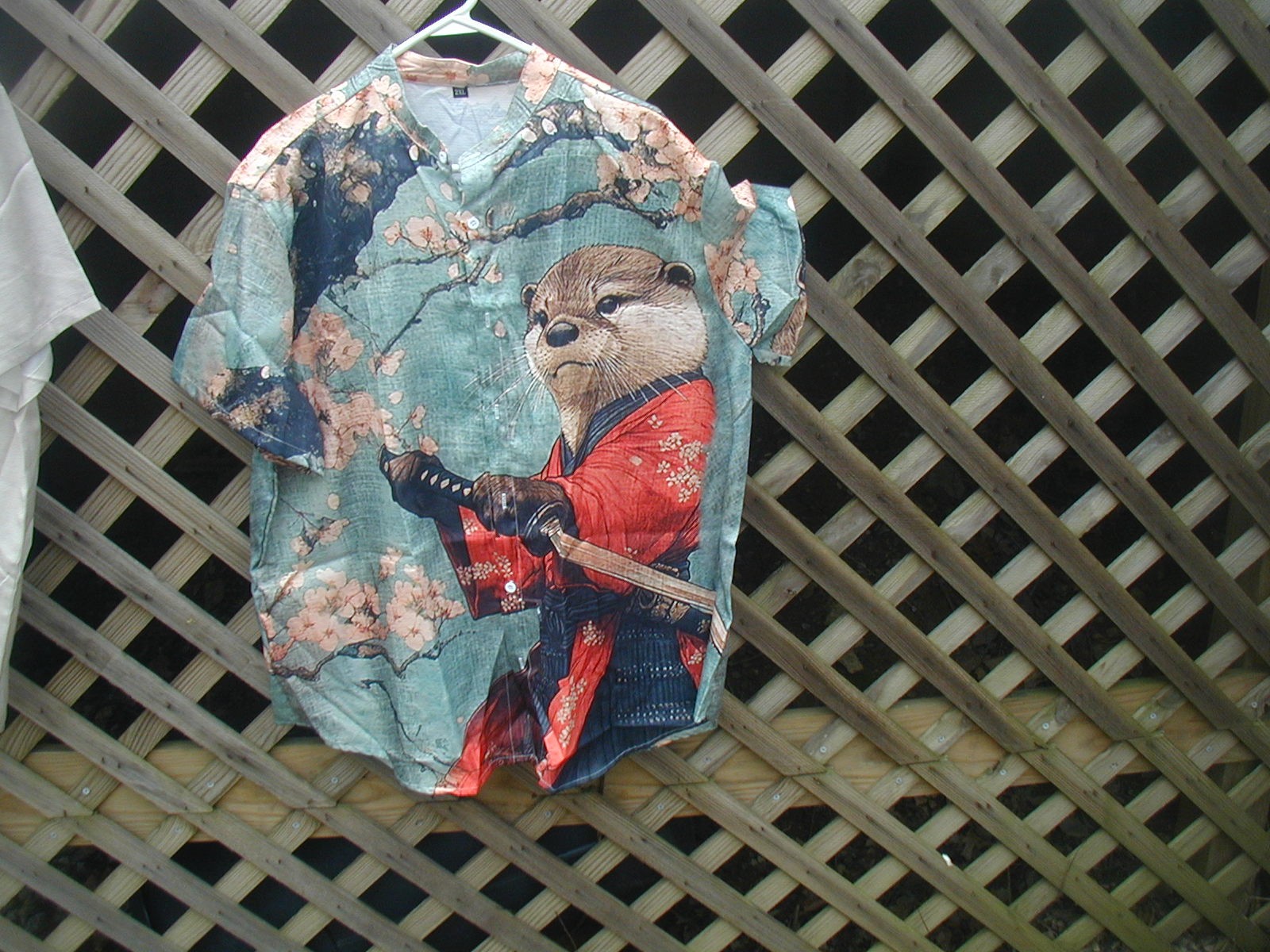 Mans Shirt Ninja Otter Cool Short Sleeve Shirt Multi Colored
