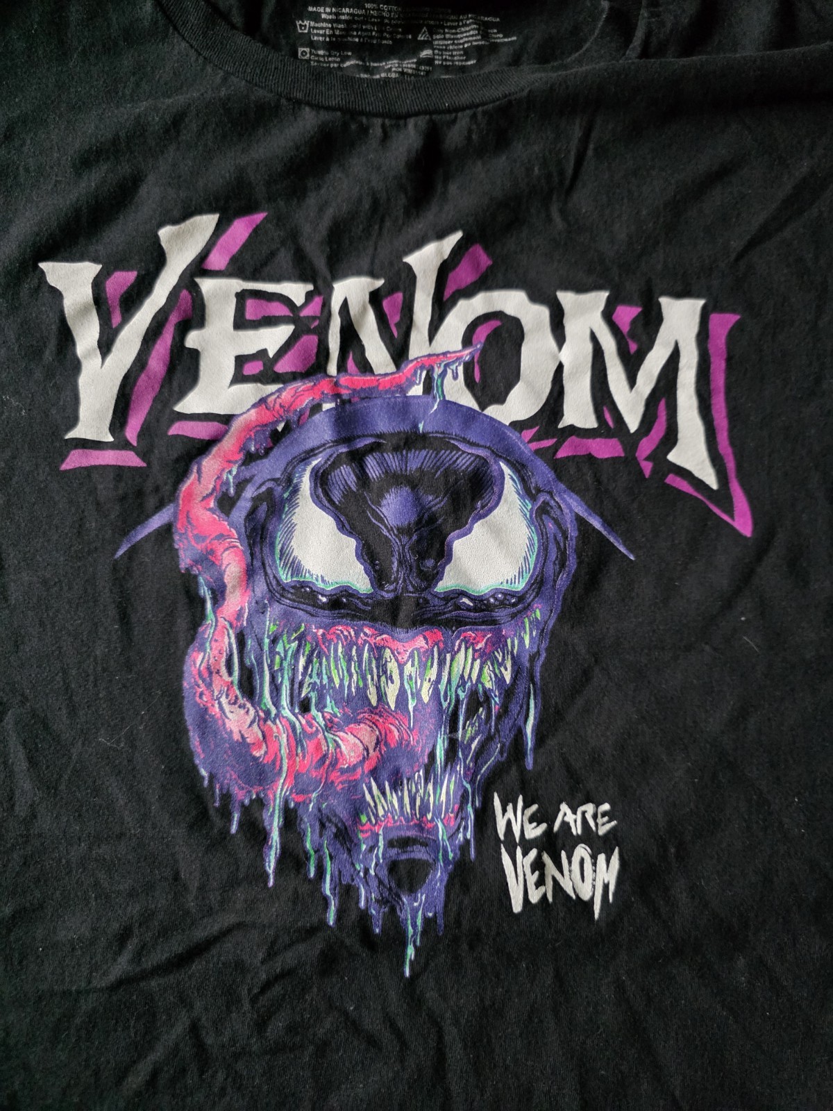 Marvel Venom Graphic T Shirt Men’s XL We Are Venom Villan Tee Black Size 3X