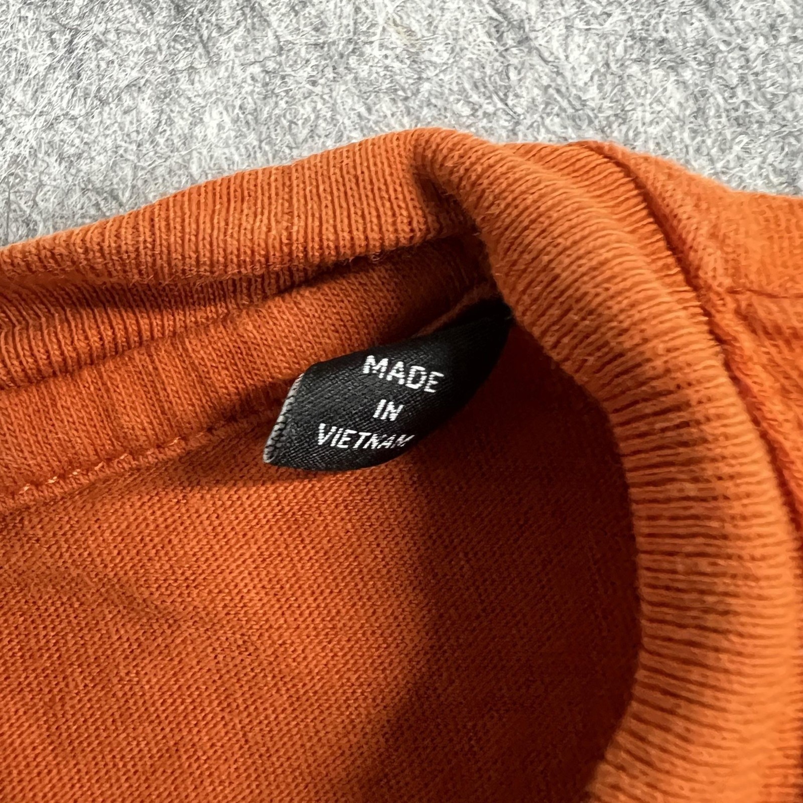 Armani Exchange Shirt Mens Medium Orange A/X Logo Graphic Cotton Tee Designer