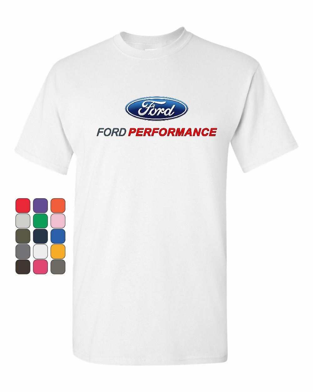 Ford Performance T-Shirt Ford Mustang GT ST Racing Tee Shirt