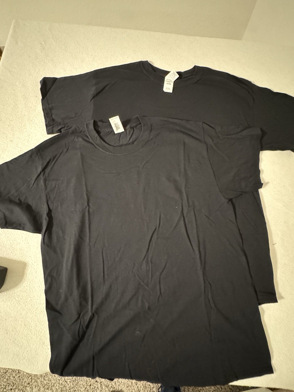 2-LG Gildan Mens G500 Premium Short Sleeve Heavy Cotton Plain Casual T-Shirt