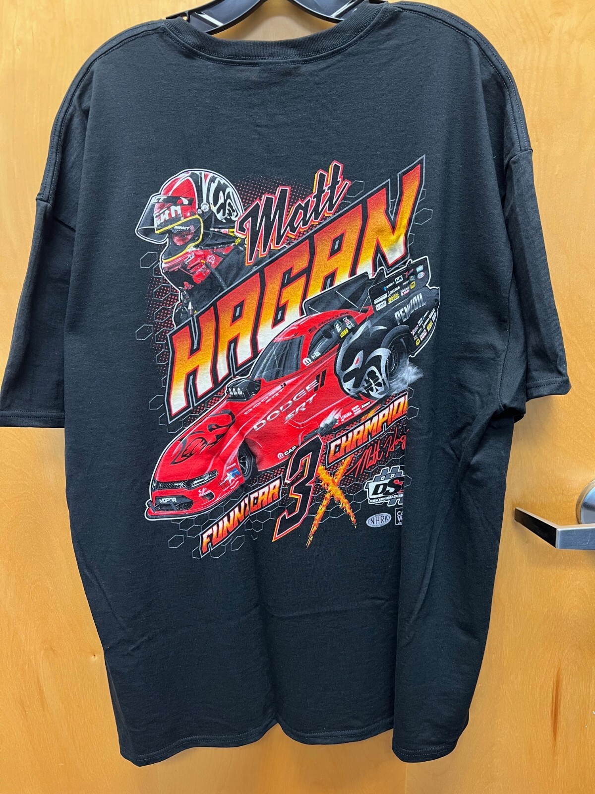 MATT HAGAN FUNNY CAR 3X CHAMPION T-SHIRT SIZE XX-LARGE