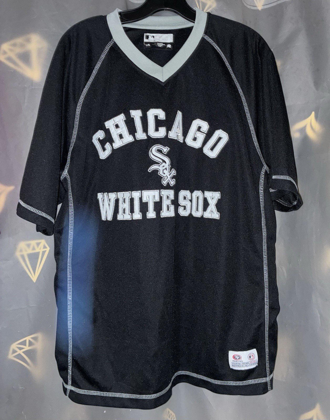 Genuine Merchandise MLB Chicago White Sox Jersey Black Men’s Large Preowned