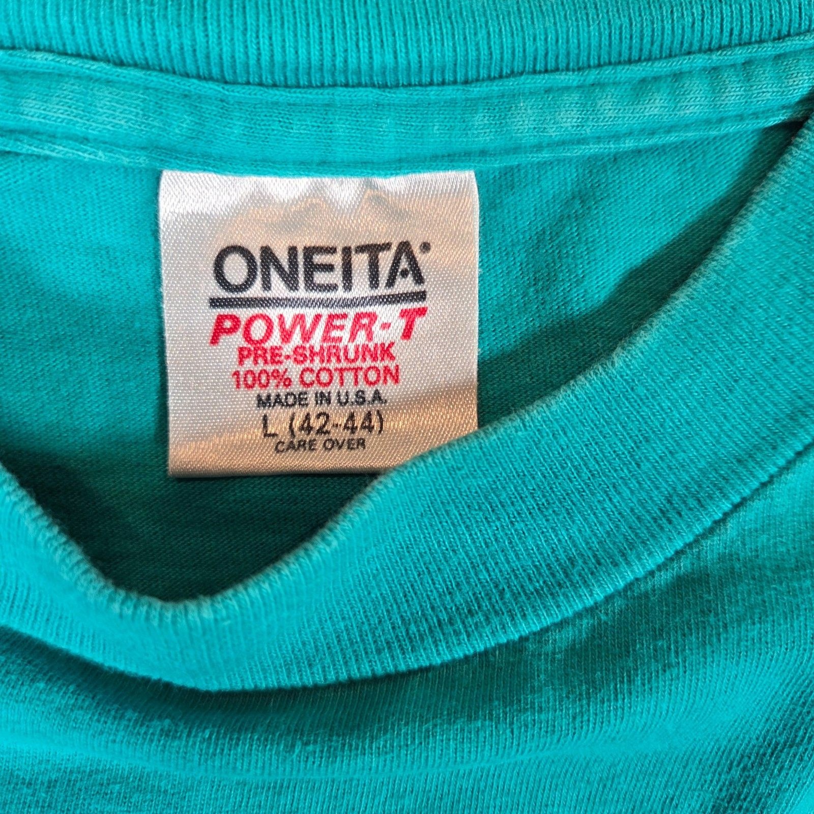 Vintage 90s Oneita Power-T Albuquerque Hot Air Balloon T Shirt L Single Stitch