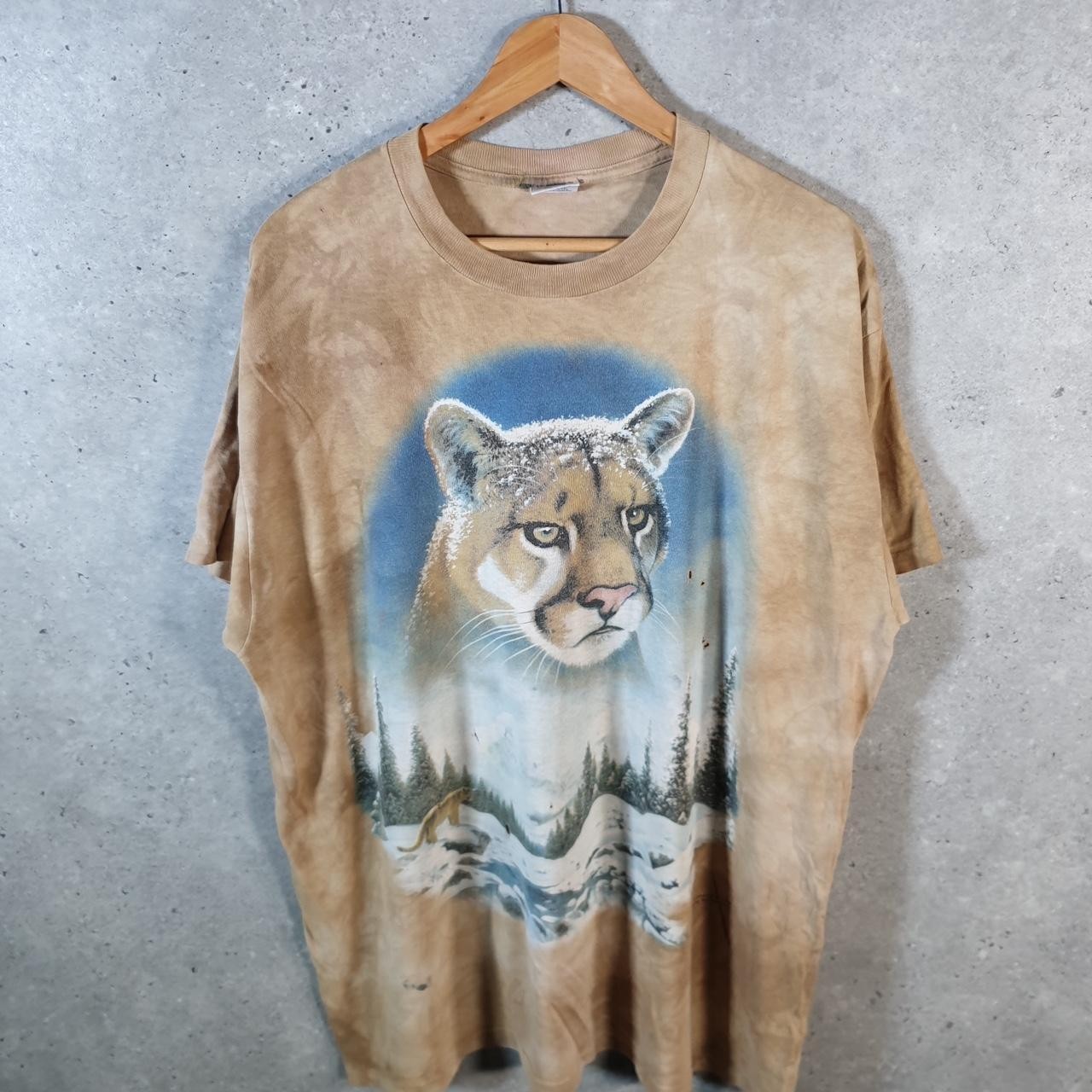 Vintage Anvil Graphic USA 90s Single Stitch T Shirt Mens XL Multicoloured