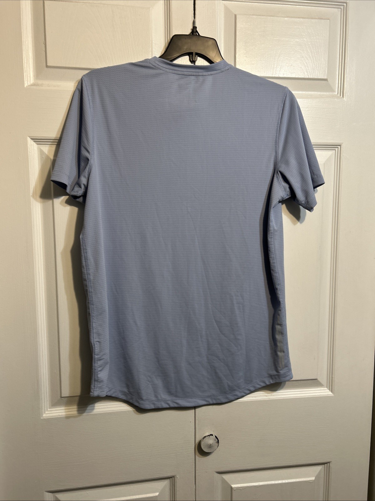 Kenneth Cole Active Short Sleeve Crew Neck T-Shirt Size M Medium Light Blue Mens