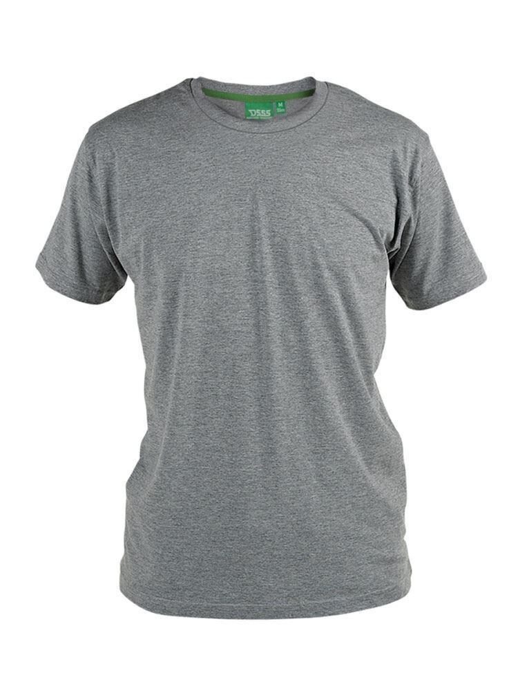 D555 Premium Weight Combed Cotton Crew Neck T-shirts in Size M to XXL, 7 Colors