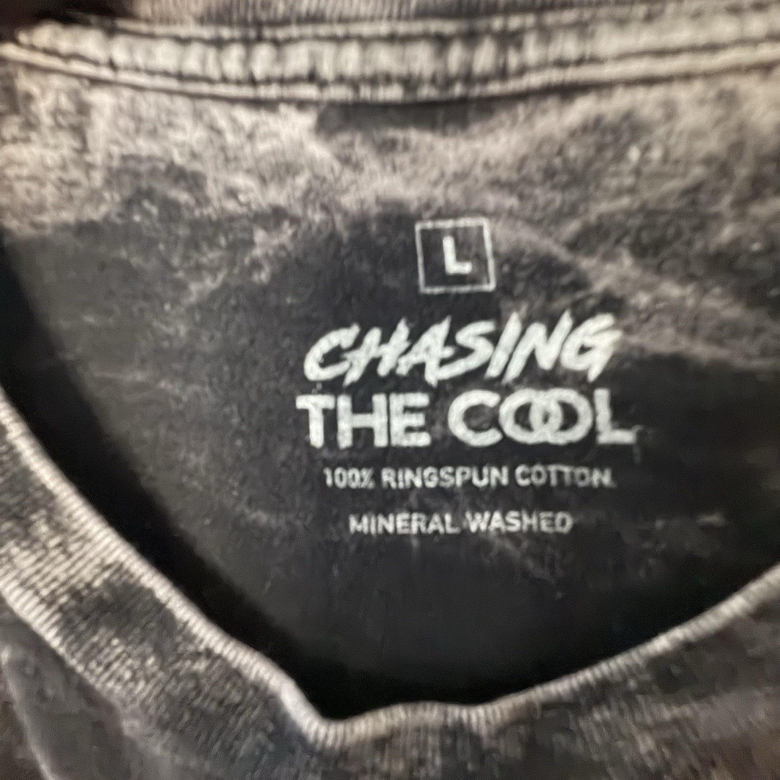 DBMX 1982 David Bailey Chasing The Cool Motocross T-Shirt Mineral Wash Black Pur