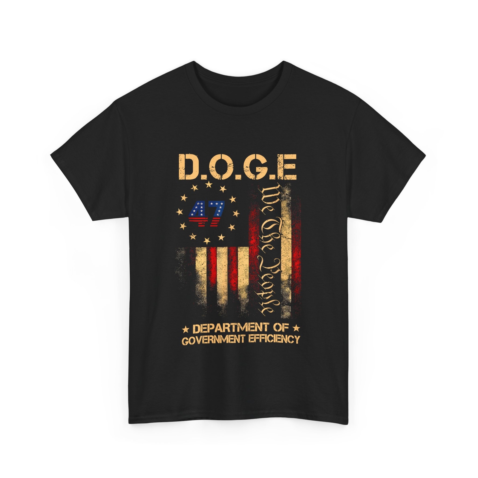 G.O.G.E American Flag 47 Department Of Government Efficiency Vintage T-shirt