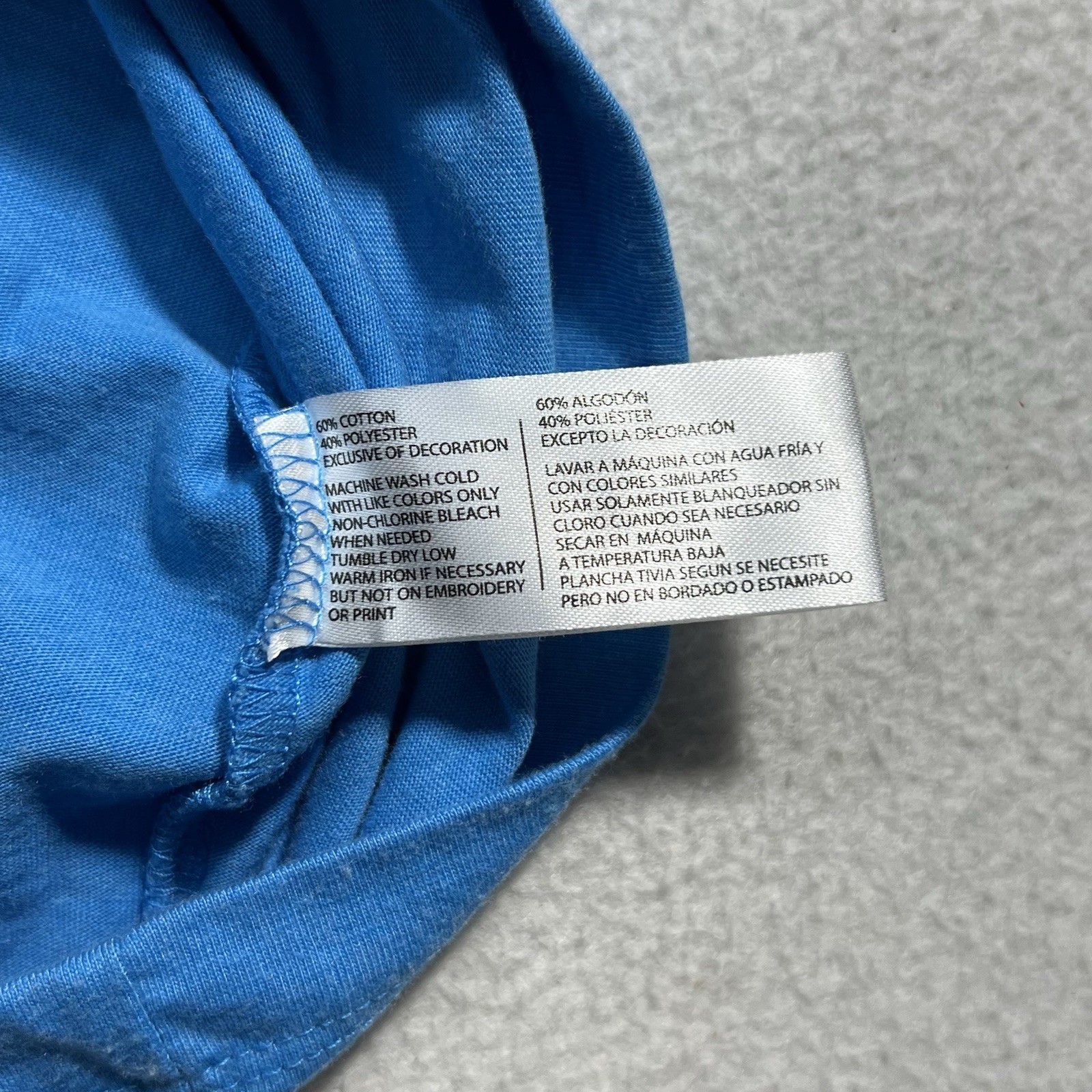 US Polo Assn. Short Sleeve T-Shirt Blue Men’s Size Medium 60% Cotton 40% Poly
