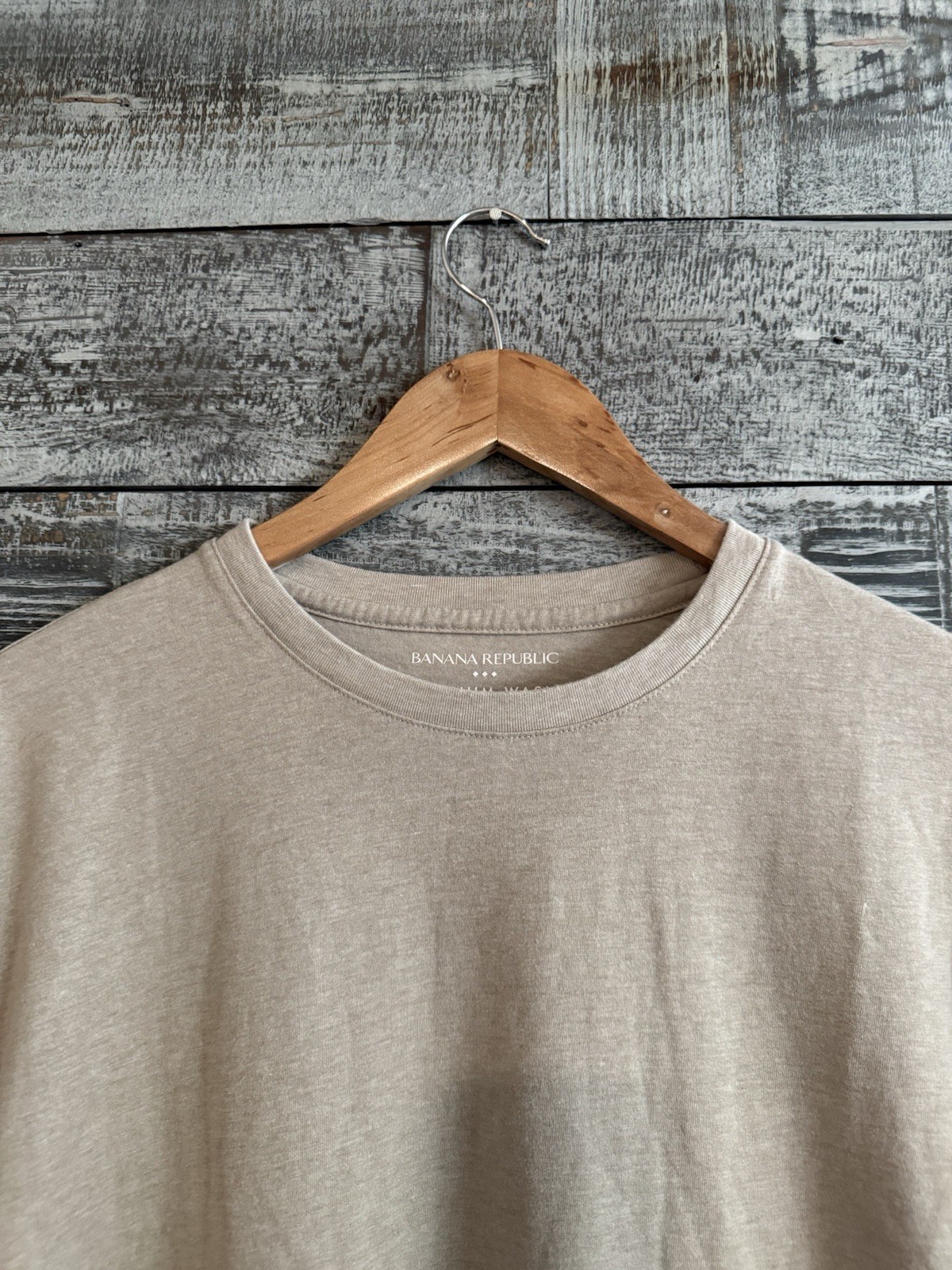 Banana Republic Premium Wash T Shirt Crew Neck Men’s Size L Excellent Condition