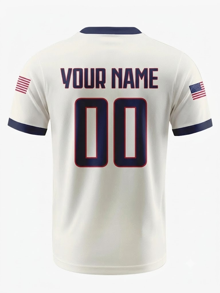 Custom USA Soccer Uniform Personalized Football Jersey Name Number Gift