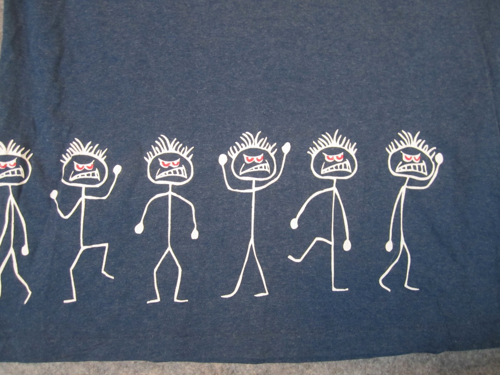 Vintage Mad Stick Figure Shirt Large Signal Sport Graphic 90s Check Measurements