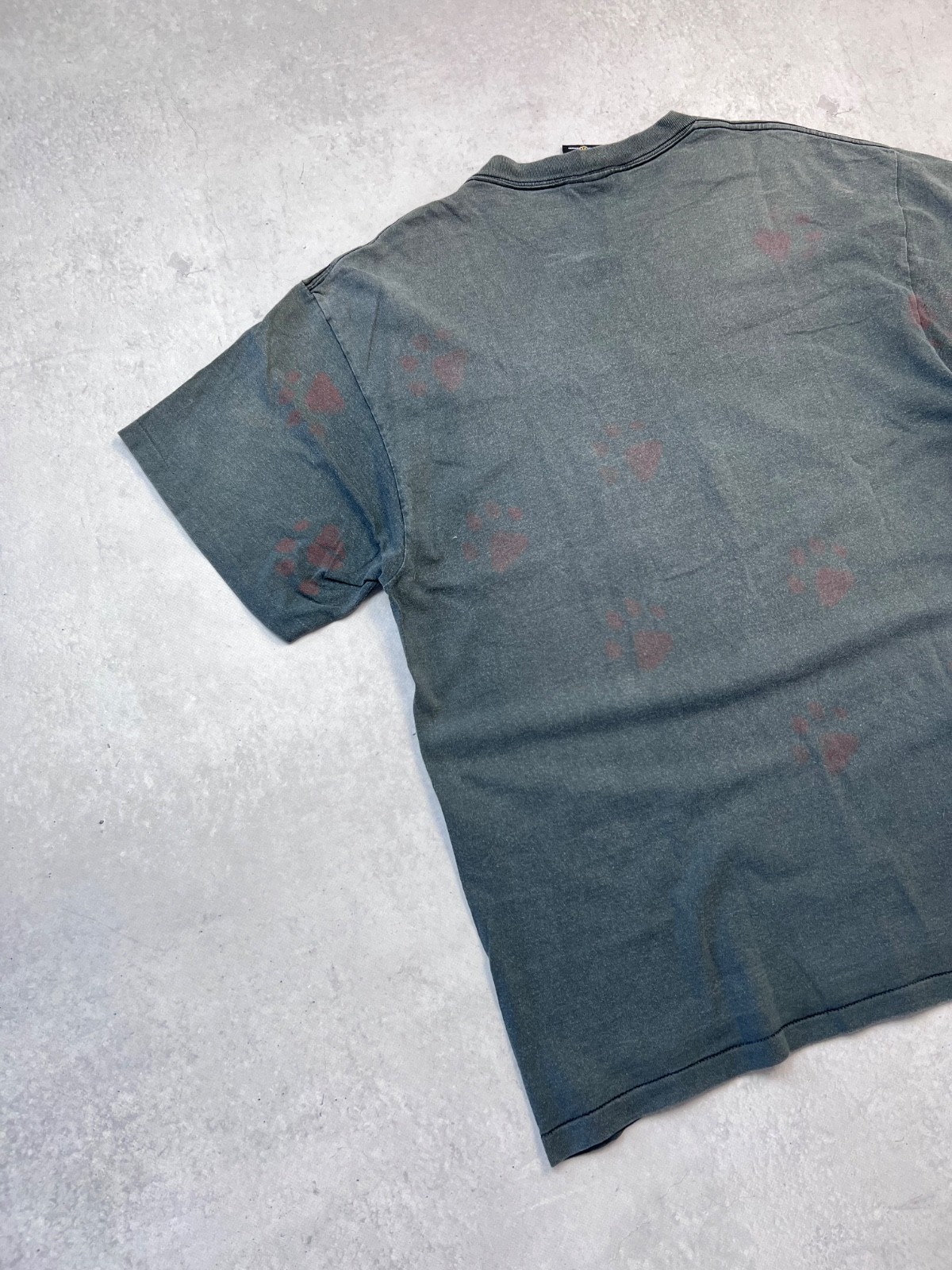Vintage 1992 3D Emblem Cougar Wildlife Graphic T Shirt XL Made USA Single Stitch